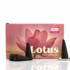 Ароматические конусы Лотос производство, Даршан, Darshan, Lotus Индия, 10 шт в пачке