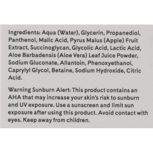 Відлущуючий гель із кислотами для обличчя Apple AHA Exfoliating Gel, Q+A, 75ml
