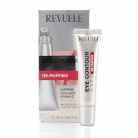 Гель-контур для кожи вокруг глаз против отеков, Eye Contour, De-Puffing, Revuele, 15 ml