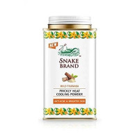 Тальк для обличчя та тіла із запахом танаки / Snake Brand Prickly Heart Tanaka 140 г