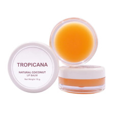Натуральный кокосовый бальзам для губ «Манго» от Tropicana, Natural Coconut Lip Balm «Mango Spirit», 10 гр